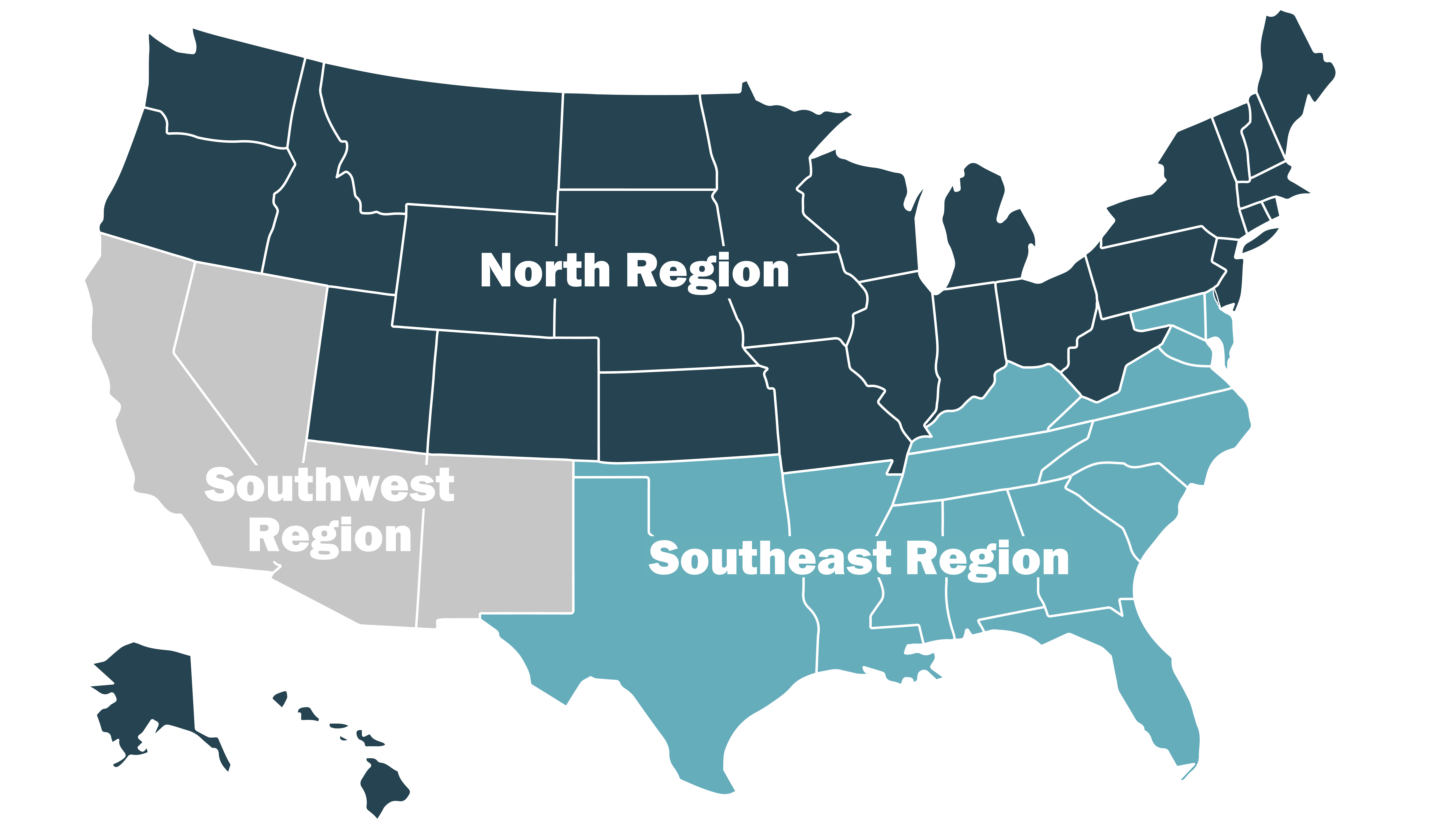 SEER2 Federal Regulation Region Map